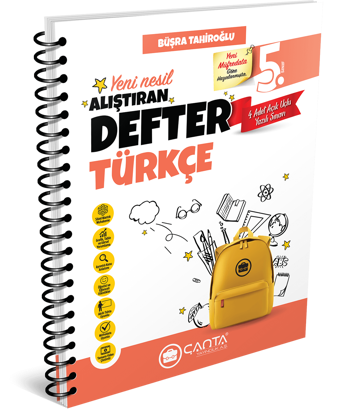 Çanta Yayınları 5. Sınıf Türkçe Alıştıran Defter 2024 - 2025 - Çanta Yayınları