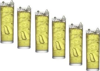 Lav ince taban limonata bardak - 6 lı rakı bardağı