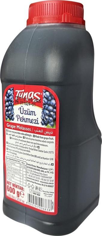 Tunas Üzüm Pekmezi 600 Gr Plastik