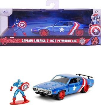 253223024 Jada Marvel Captain Amerika 1:32 1971 PLYMOUTH GTX