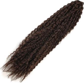  Brazilian Afro Dalgası Saç - Kahverengi