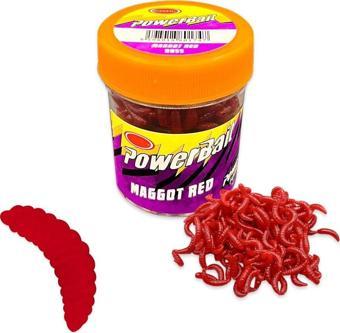 Power Bait Litter Maggot Kırmızı Silikon Kurt Balık Yemi - Kokulu (9955)