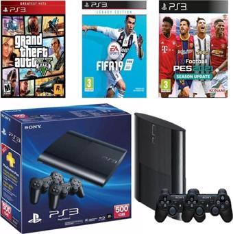 Sony 2. El Ps3 500 Gb 2 Adet Sıfır Kol Super Slim 55 Digital Oyun