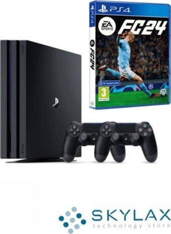 Sony Playstation 4 Pro 1 Tb + 2 .Kol + Ea Sports Fc 24 Ps4 Oyun