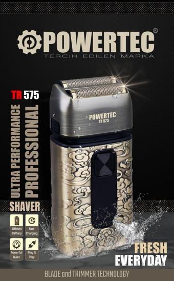TR-575 Profesyonel Günlük Sakal Tıraş Makinesi (Çift Elek Başlıklı ve Yedek Başlık Hediyeli)