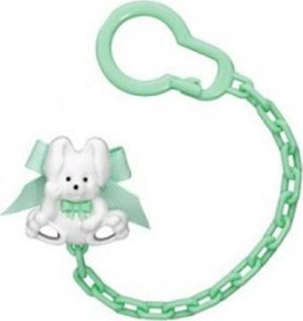 Wee Baby Figürlü Emzik Askısı 903 - Yeşil Ayı 