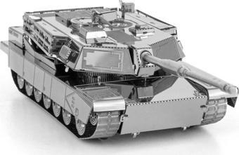 DIY 3D Metal Puzzle Bulmaca ABD M1 Abrams Tank Hediyelik Maket