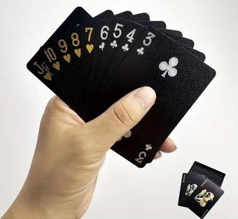 İskambil Kağıdı Plastik Parlak Su Geçirmez Poker Parti Oyun Kartı