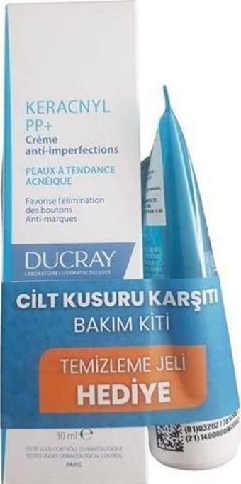 Ducray Keracnyl PP+ Cream 30 ML+ Keracnyl Jel 40 Ml Hediye