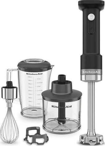 KitchenAid Go Kablosuz Serisi El Blenderı Aksesuarlı Bataryasız(5KHBRV05BM)