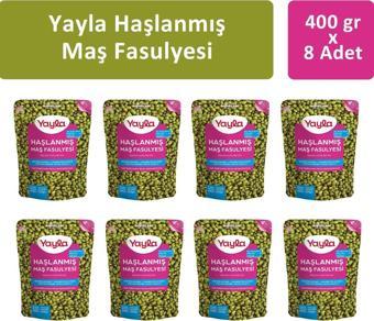 Yayla Haşlanmış Maş Fasulyesi 400 gr x 8 Adet