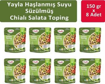 Yayla Haşlanmış Suyu Süzülmüş Chialı Salata 150 gr x 8 Adet