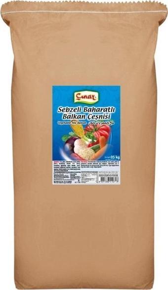 Çınar Sebzeli Baharatlı Balkan Çeşni 25 KG