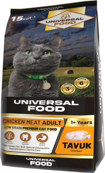 Universal Food Kedi Maması Tavuklu 15 Kg