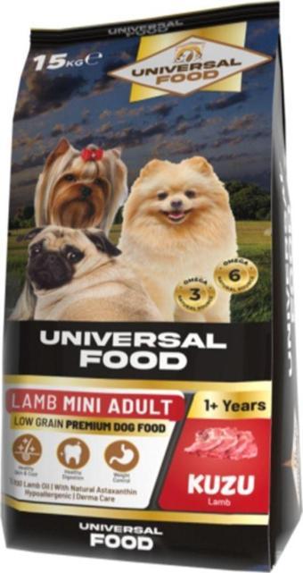 Universal Food Mini Irk Kuzu Etli Köpek Maması 12Kg