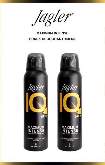 Jagler Deodorant IQ Maximum İntense Orion Men 150 ml X2