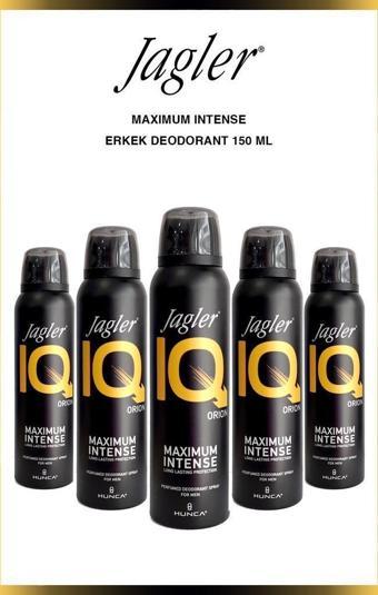 Jagler Deodorant IQ Maximum İntense Orion Men 150 ml X5