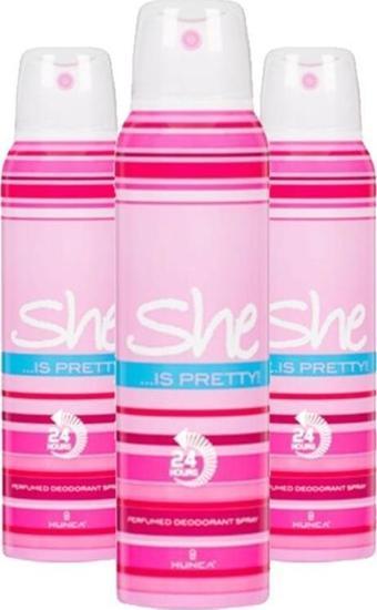 She Pretty Bayan Deodorant 150 ml X3