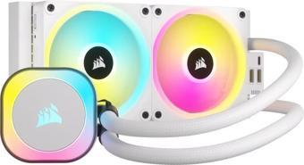 CORSAIR iCUE LINK H100i RGB AIO 240mm Beyaz Sıvı İşlemci Soğutucusu
