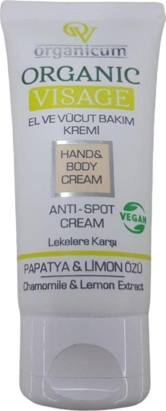 Organicum Visage Elve Vucut Bakım Kremi Papatya&limon Özlü