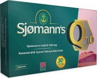 Sjomann’s CoQ10 100 mg İçeren Takviye Edici Gıda 30 Adet Çiğnenebilir Jel Form