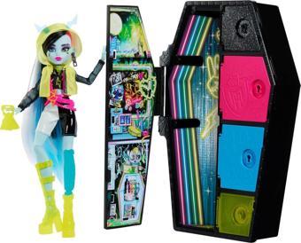 Monster High Bebekleri Gizemli Arkadaşlar Neon Seri 3 Bebekleri Frankie Stein