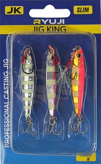 Ryuji Jig King 3 Adet 15gr Zebra Mix Jig Yem