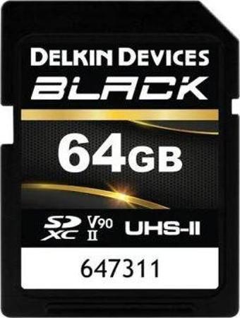 DELKIN DEVICES BLACK 64GB SD UHS-II U3 V90 Hafıza Kartı