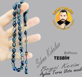 AYHAN TURAN SIKMA KEHRİBAR BEYZİ KESİM 8X11mm