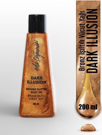 Simli Vücut Yağı Dark Illusion - 200 ml (EGX89)