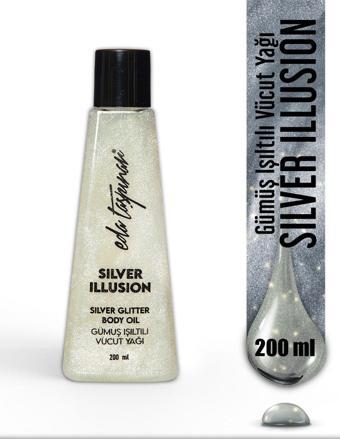 Simli Vücut Yağı Silver Illusion - 200 ml (EGX90)