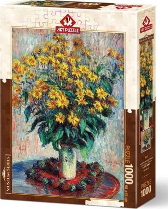 Art Puzzle Kudüs Enginar Çiçekleri, Claude Monet - 1000 Parça 5247