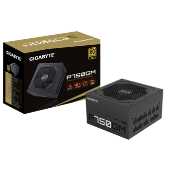 Gigabyte GP-P750GM 750W 80+ GOLD Full Modüler Japon Kapasitör Güç Kaynağı