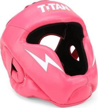 Titan Sport Yüz Korumalı Boks Kaskı , Pembe Model