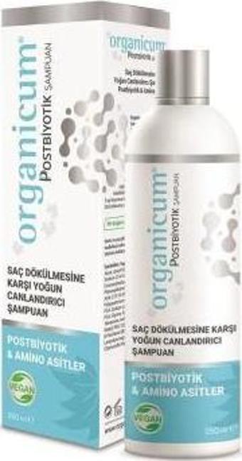 Organicum Saç Dökülmesine Karşı Yoğun Canlandırıcı Postbiotik Şampuan 350 ml