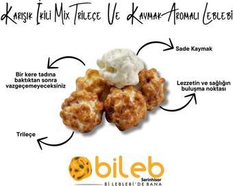 Bileb Serinhisar Bi Leblebi'De Bana Leblebi Karışık İkili Mix Trileçe Ve & Kaymak Aromalı & Leblebi & ( 250 ) Gr