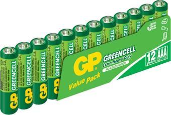 GP Greencell AAA Çinko İnce Kalem Pil 12'li Paket GP24G-VS12