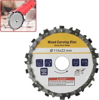 Arj Ahşap Oyma Diski Uyumlu Zincirli Testere 115 X 22 Mm