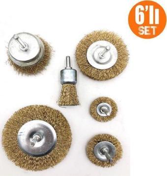 Bhd Tools Bhd 6 Parça Pimli Tel Fırça Seti