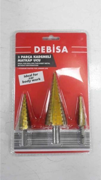 Debisa 3 Parça Kademeli Matkap Ucu