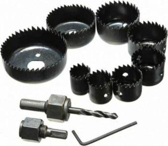 Hırdavat Buhat Buat Panç Yuvarla Metal Ahşap Daire Delme Delik Açma Tr-6587452 11 Parça