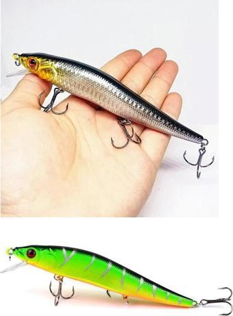 2 Adet 14cm 23gr.Rapala Lures Sahte Balık Yemi Yapay Yem Suni Yem Maket Balık Jig Yem