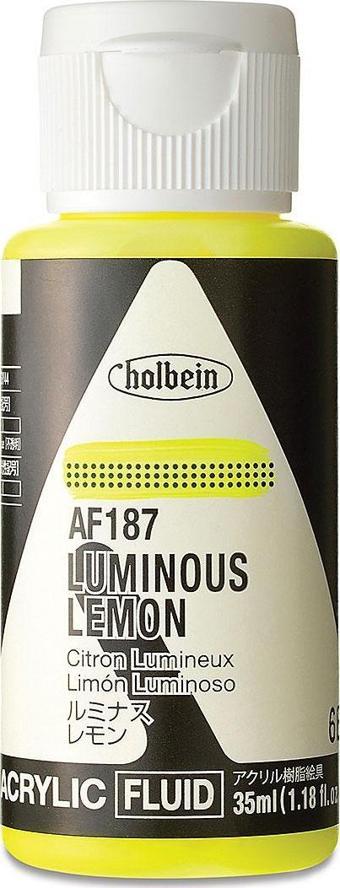 Holbein Akrilik Mürekkep 35ml Seri C - AF187 Luminous Lemon