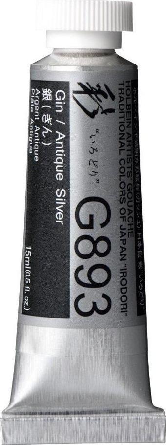 Holbein Artists Gouache - G893 Antique Silver 15ml.