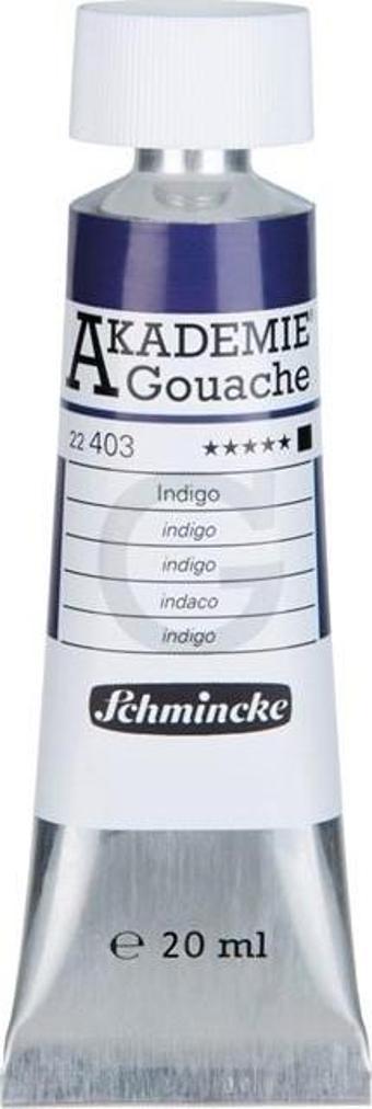 Schmincke Akademie Guaj Boya 20ml 403 Indigo