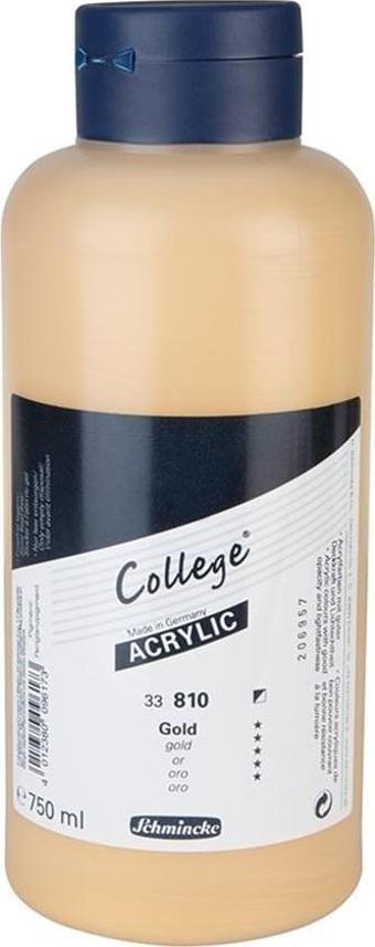 Schmincke College Akrilik Boya 750ml - 810 Gold