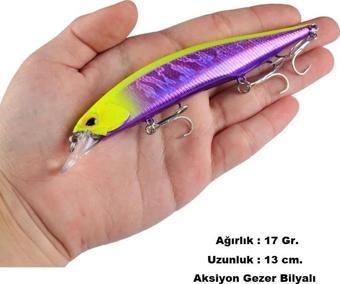 Rapala Lures 17Gr.13 cm.Sahte Yem Turna Levrek Lüfer Ailesi Rapala Maket Balık Yapay Yem