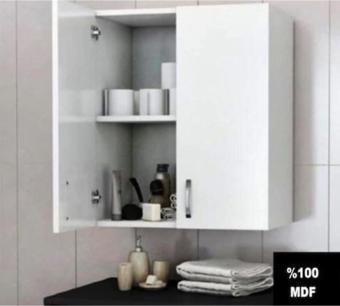 Zerka Concept Damla Tamamı Mdf Banyo Üst Dolabı, Çamaşır Makinesı Üstü, Mutfak Dolabı
