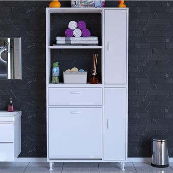 Modilayn Mis Urla Yenice 90 X 183 X 32,5 Cm Kirli Çamaşır Hazneli Çok Amaçlı Banyo Dolabı