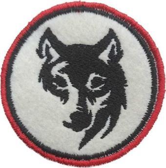 Arma Ütü İle Yapışan Kurt Arma -Yama-Patch -6 Cm